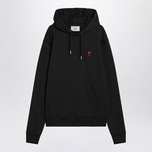 Ami Paris Women's Ami De Coeur Black Hoodie